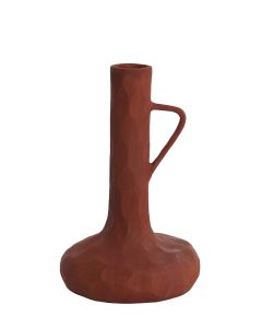 Vase deco Ø25x39 cm CINGOLI brick red
