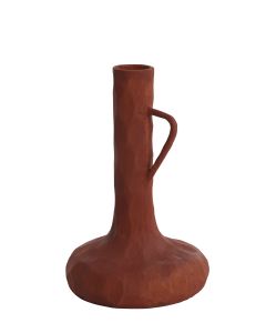 Vase deco Ø25x39 cm CINGOLI brick red