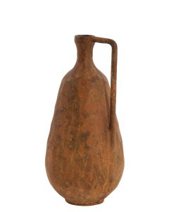 A - Vase deco 17x16,5x35 cm OSTRA rust