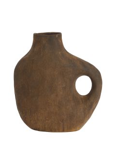 Vase deco 32,5x14,5x35,5 cm CASINE antique brown