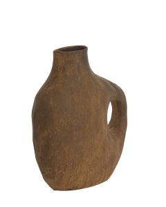 A - Vase deco 32,5x14,5x35,5 cm CASINE antique brown