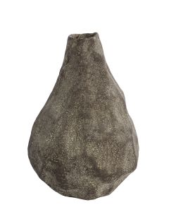 Vase deco 29x27x41,5 cm MARZOKU dark brown-cream