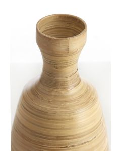 Vase deco Ø22x40 cm TULUA bamboo natural