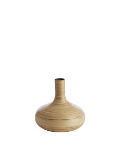 Vase deco Ø25x25 cm TOLIMU bamboo natural