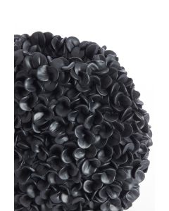 Vase deco 31,5x17x28 cm PHYLIA matt black