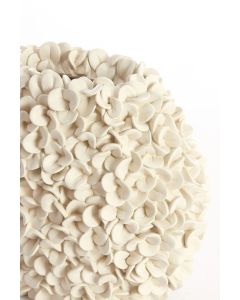 Vase deco 31,5x17x28 cm PHYLIA cream