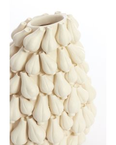 Vase deco 27x26,5x33 cm GARLIC cream
