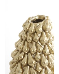 Vase deco 26,5x27x33 cm GARLIC gold