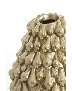 Vase deco 42x39x47 cm GARLIC gold