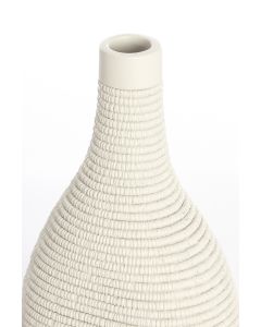 Vase deco 16x12x33 cm YOUNA cream