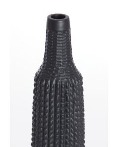 Vase deco Ø9,5x46 cm ANGIRA matt black