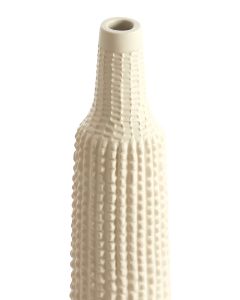 Vase deco Ø9,5x46 cm ANGIRA cream