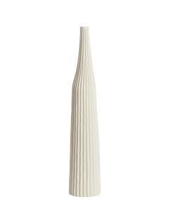 Vase deco Ø11,5x60 cm NAMPALA cream