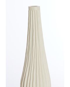 Vase deco Ø11,5x60 cm NAMPALA cream