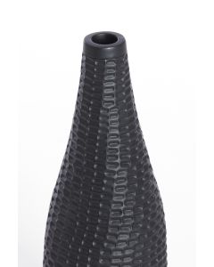 Vase deco Ø9,5x30 cm YASSO matt black