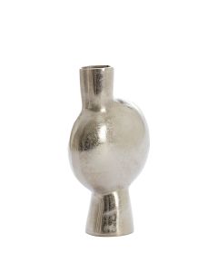 Vase deco 28x7,5x41 cm BENOA raw nickel