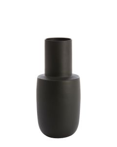 Vase deco Ø21x40 cm DATUH black
