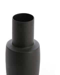 Vase deco Ø21x40 cm DATUH black