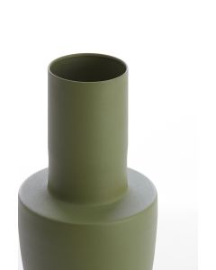 Vase deco Ø29x55 cm DATUH olive green