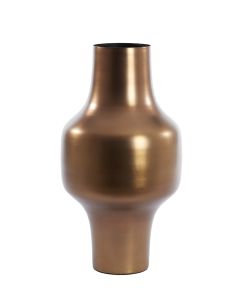 Vase deco Ø27x49 cm SINDO shiny brown bronze