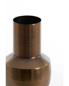 Vase deco Ø18x42 cm SENUMA shiny black nickel