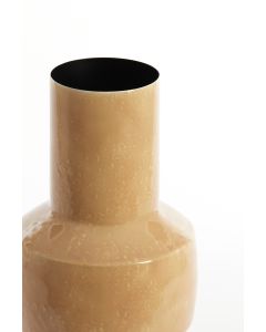 Vase deco Ø18x42 cm SENUMA shiny sand