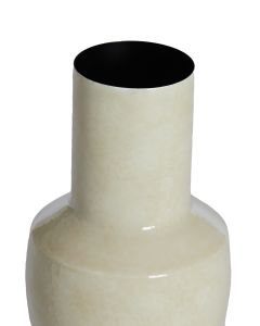 Vase deco Ø14x30 cm SENUMA shiny cream