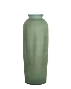 A - Vase Ø30x70 cm CAMPOS glass matt dark green