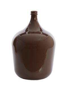 A - Vase Ø36,5x56 cm INCA glass shiny dark brown
