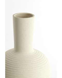 Vase deco Ø34x52 cm ULLOA ceramics matt cream