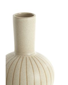 Vase deco Ø34x52 cm ULLOA ceramics matt sand+brown