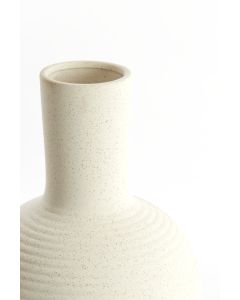 Vase deco Ø28,5x42 cm ULLOA ceramics matt cream