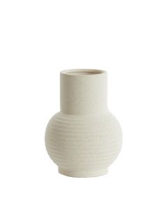 Vase deco Ø19x25 cm ULLOA ceramics matt cream