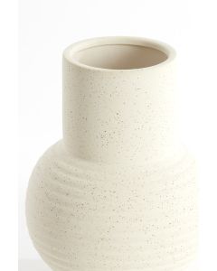 Vase deco Ø19x25 cm ULLOA ceramics matt cream