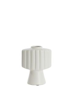 Vase deco 22,5x14,5x28,5 cm GANDARA ceramics matt cream