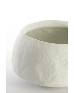 Vase deco Ø56x29 cm TINGRI cream