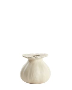 Vase deco Ø14x13 cm REWA ceramics cream