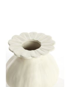 Vase deco Ø14x13 cm REWA ceramics cream
