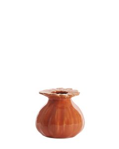 Vase deco Ø14x13 cm REWA ceramics orange