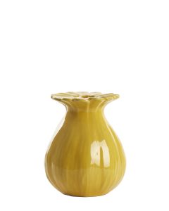 Vase deco Ø16x19 cm REWA ceramics yellow