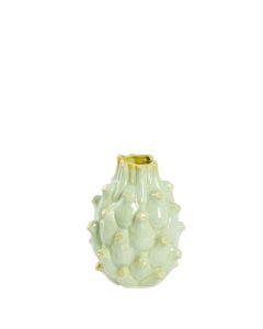 Vase deco Ø12,5x16,5 cm TAYA ceramics yellow-green