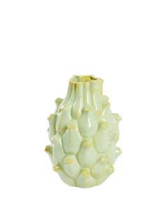 Vase deco Ø16x21 cm TAYA ceramics yellow-green