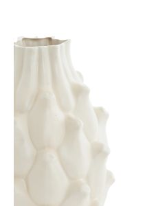 Vase deco Ø16x21 cm TAYA ceramics cream