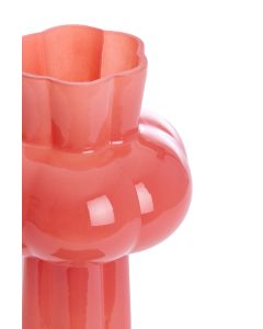 Vase Ø16x35,5 cm KORTESU glass pink
