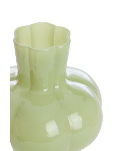 Vase Ø22,5x24 cm KORTOSI glass mint green
