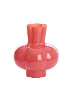 Vase Ø22,5x24 cm KORTOSI glass pink