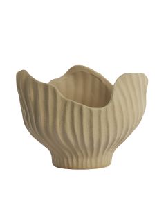 Vase deco 23x21x17 cm MORABA light brown