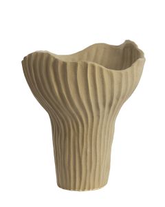 Vase deco 26x25,5x31,5 cm MORABA light brown