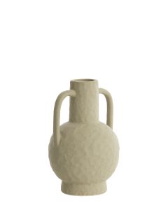 Vase deco Ø16x25,5 cm ZIRO ceramics matt olive green