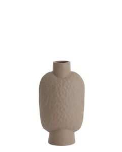 Vase deco 15,5x10x28,5 cm NAMTU ceramics matt brown